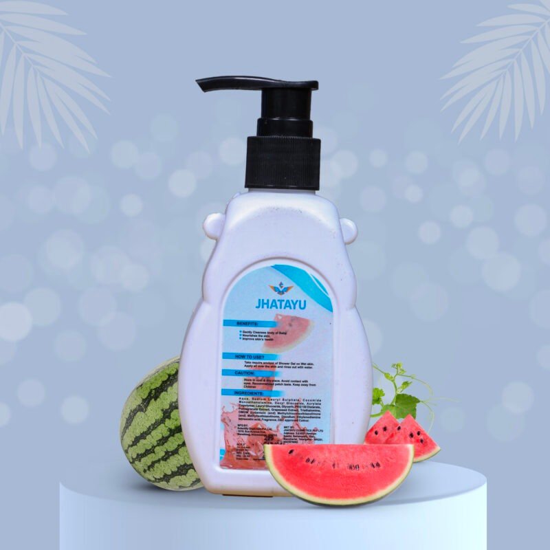 jhatayu cosmetics - watermelon kids body wash gel.